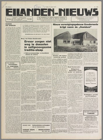 Eilanden-nieuws. Christelijk streekblad op gereformeerde grondslag 1977-01-21