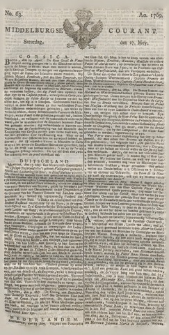 Middelburgsche Courant 1769-05-27