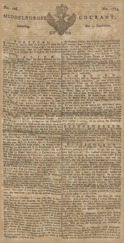 Middelburgsche Courant 1774-09-03