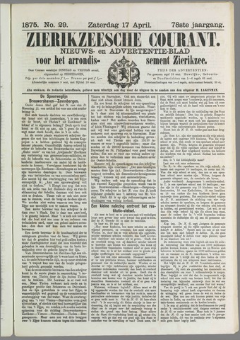 Zierikzeesche Courant 1875-04-17