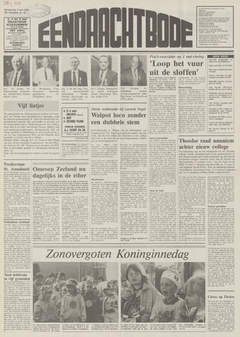 Eendrachtbode /Mededeelingenblad voor het eiland Tholen 1990-05-03