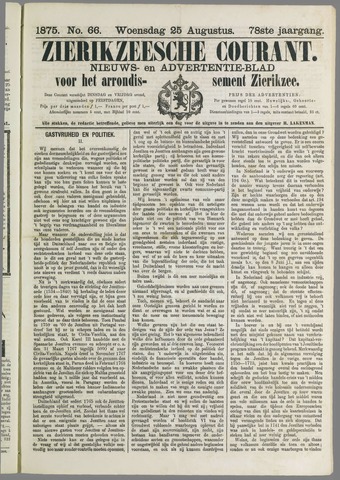 Zierikzeesche Courant 1875-08-25