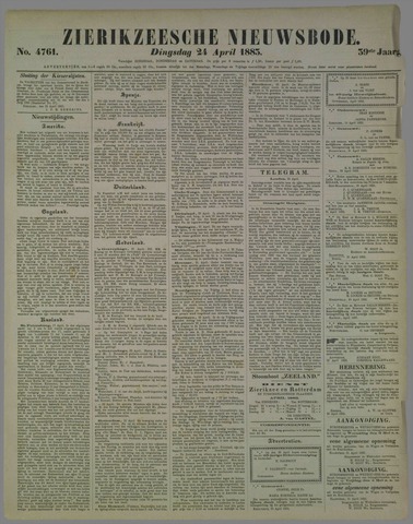 Zierikzeesche Nieuwsbode 1883-04-24