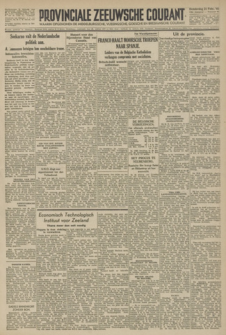 Provinciale Zeeuwse Courant 1946-02-21