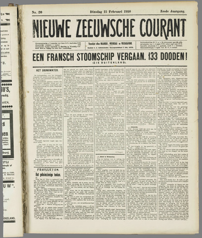 Nieuwe Zeeuwsche Courant 1910-02-15