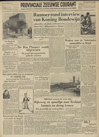 Provinciale Zeeuwse Courant 1953-02-25
