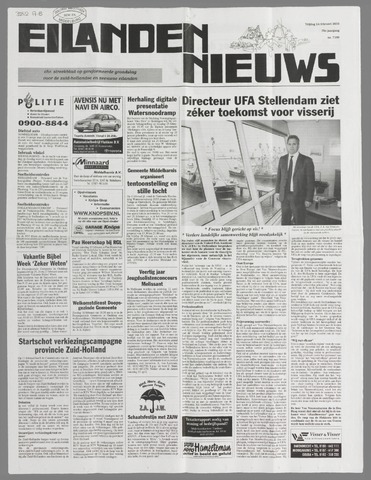 Eilanden-nieuws. Christelijk streekblad op gereformeerde grondslag 2003-02-14