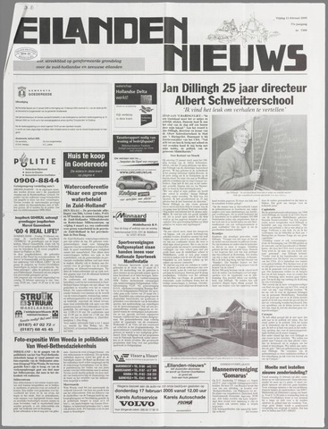 Eilanden-nieuws. Christelijk streekblad op gereformeerde grondslag 2005-02-11