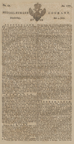 Middelburgsche Courant 1772-06-04
