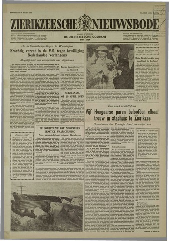 Zierikzeesche Nieuwsbode 1957-03-28