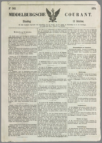 Middelburgsche Courant 1874-10-13