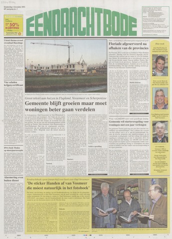 Eendrachtbode /Mededeelingenblad voor het eiland Tholen 2011-12-01