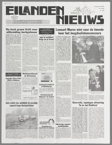 Eilanden-nieuws. Christelijk streekblad op gereformeerde grondslag 2005-04-12