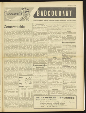 Schouwen's Badcourant 1964-07-31