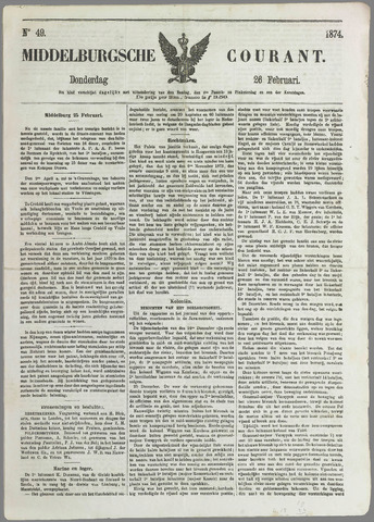 Middelburgsche Courant 1874-02-26