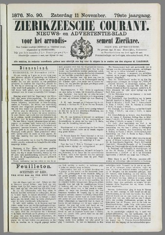 Zierikzeesche Courant 1876-11-11
