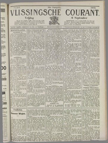 Vlissingse Courant 1912-09-06