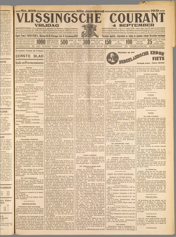 Vlissingse Courant 1931-09-04