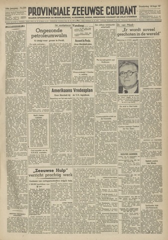 Provinciale Zeeuwse Courant 1947-09-18