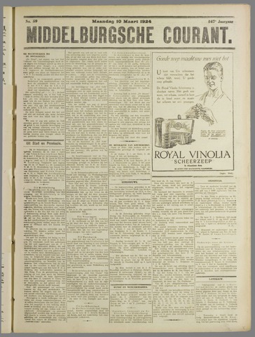 Middelburgsche Courant 1924-03-10