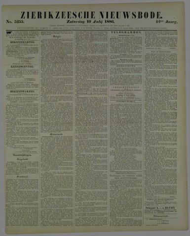 Zierikzeesche Nieuwsbode 1886-07-10