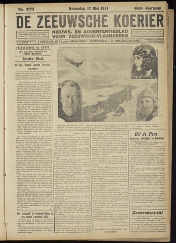 Zeeuwsche Koerier 1931-05-27