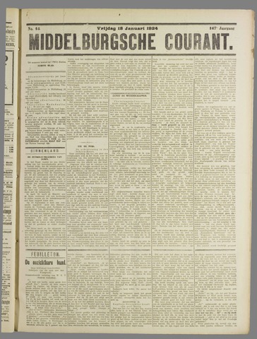 Middelburgsche Courant 1924-01-18
