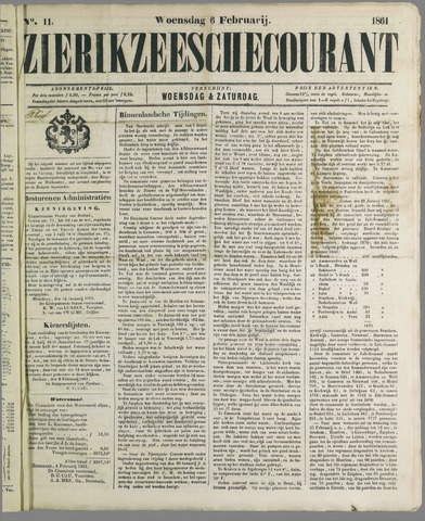 Zierikzeesche Courant 1861-02-06