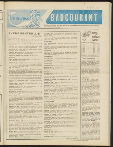 Schouwen's Badcourant 1974-07-19