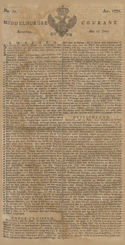 Middelburgsche Courant 1772-06-27