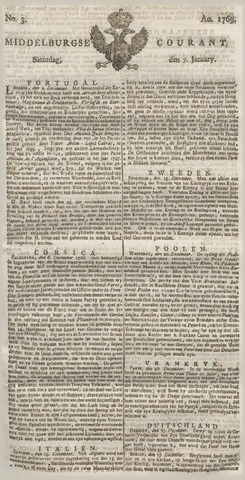 Middelburgsche Courant 1769-01-07