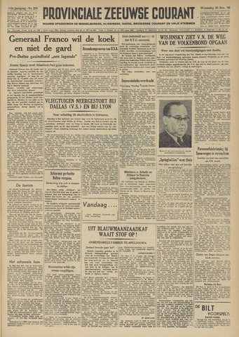 Provinciale Zeeuwse Courant 1949-11-30