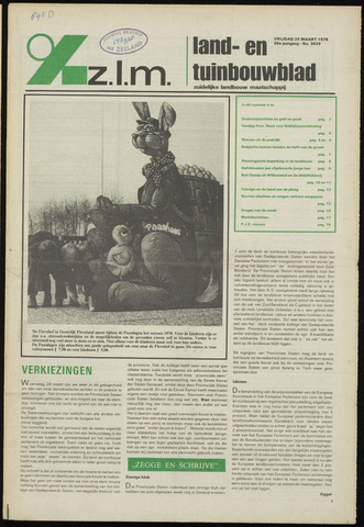 Zeeuwsch landbouwblad ... ZLM land- en tuinbouwblad 1978-03-24