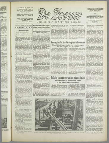 De Zeeuw. Christelijk-historisch nieuwsblad voor Zeeland 1940-06-22
