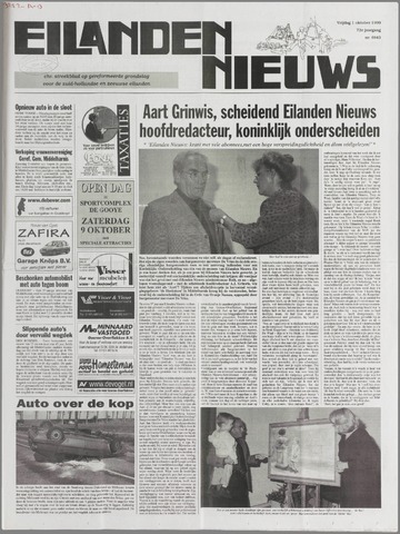 Eilanden-nieuws. Christelijk streekblad op gereformeerde grondslag 1999-10-01