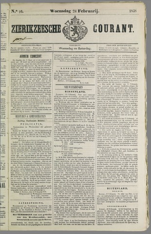 Zierikzeesche Courant 1858-02-24