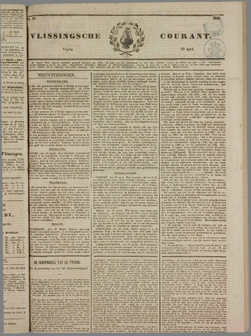 Vlissingse Courant 1847-04-23