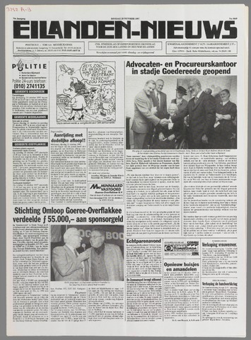 Eilanden-nieuws. Christelijk streekblad op gereformeerde grondslag 1997-10-28