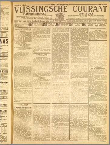 Vlissingse Courant 1921-07-28