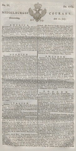 Middelburgsche Courant 1769-07-20