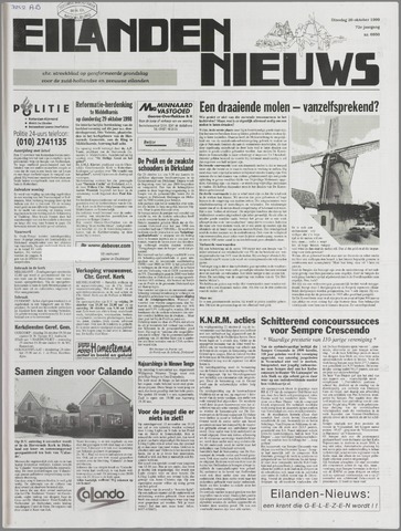 Eilanden-nieuws. Christelijk streekblad op gereformeerde grondslag 1999-10-26