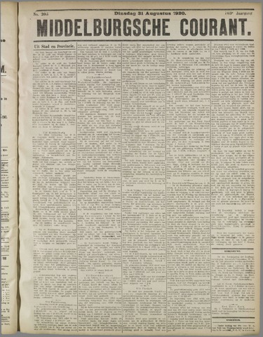 Middelburgsche Courant 1920-08-31