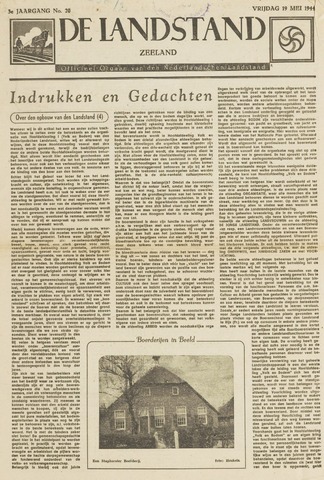 De landstand in Zeeland, geïllustreerd weekblad. 1944-05-19