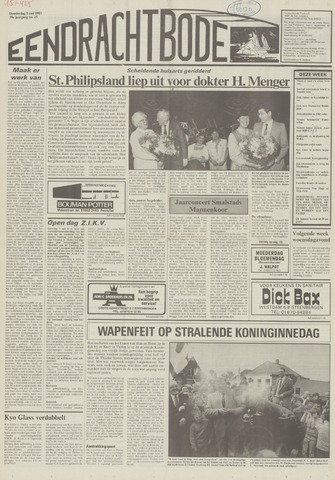 Eendrachtbode /Mededeelingenblad voor het eiland Tholen 1983-05-05