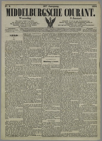 Middelburgsche Courant 1894-01-03