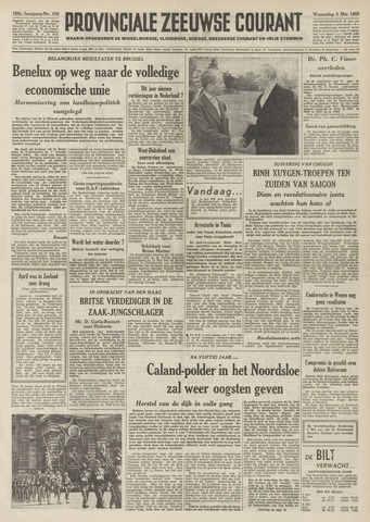 Provinciale Zeeuwse Courant 1955-05-05