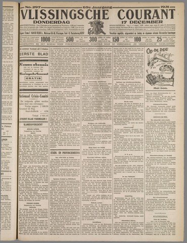 Vlissingse Courant 1931-12-17