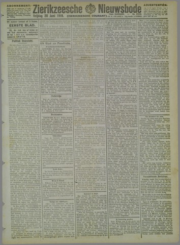 Zierikzeesche Nieuwsbode 1919-06-20