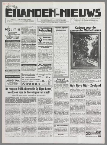 Eilanden-nieuws. Christelijk streekblad op gereformeerde grondslag 1997-06-27