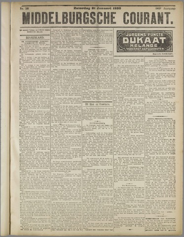 Middelburgsche Courant 1920-01-31